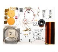 NINMORTH for Tesla Coil Plasma Speaker DIY Assembly Kit, Sound Transmission Experiment Model with Power Supply, 10cm Secondary Coil