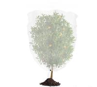NINMORTH Garden Frost for Protection Net White Mesh Cover with Zipper Drawstring, Breathable Shield Fruit Trees Plants Vegetables Outdoor Winter 3x3m(3 * 3m)