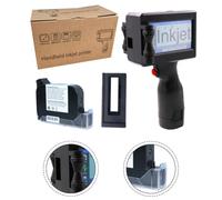 NINMORTH Handheld Inkjet Printer 43" LCD Touch Screen Portable Date Printer with 42ml Quick-Dry Ink Cartridge Paper Metal Glass, for Black