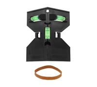 NINMORTH Horizontal Fence Post Pipe Angle Meter with 3 Levels Accurate Leveling, for Plastic Vertical Alignment Tool - RedBlackYellowGreen