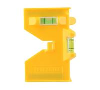 NINMORTH Horizontal Fence Post Pipe Level Angle Meter with 3 Bubble Levels Accurate Vertical and Leveling Alignment, for Plastic RedBlackYellowGreen