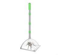 NINMORTH Humanity Long Handle Catcher 32 Inch, Adjustable Contactless Spider Trap Device for Garden and Home Use, Green