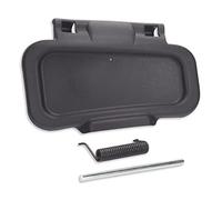 NINMORTH Mower Side Deflector 115-8449 for 20330 20331 20332, Plastic Grass Containment for Door with for torsion Spring and Cover Rod, Easy Install for Replacement Part