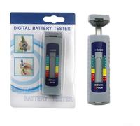 NINMORTH Multi Size for Battery Tester Digital Display for AA AAA CR123A Button Cells - Easy Read Voltage Meter Grey 90x27mm