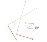 NINMORTH Professional Copper Detector Rods Locating Water and Metals, Sturdy Bronze Dowsing Probes Divination and Gold Searching, Lightweight Outdoor Exploration Kit, 2 Pieces
