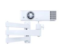 NINMORTH Projector Wall Bracket, for Heavy Duty Metal Mount with 14 Inch Screw for Cameras, 20-35cm Extension, White