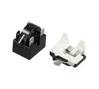 NINMORTH Refrigerator PTC Starter Relay 2 Pin with Thermal Overload Protector 12HP 375W Compressor, 2 Pack