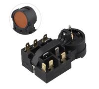 NINMORTH Refrigerator Starter Relay and Overload Protector QP3-12A for Compressor for Black 1-Pack