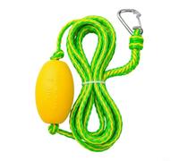 NINMORTH Rescue Tow Rope with Quick Connect Buckles, Floating PVC Line for Towing and Anchoring, for Essential Water Sports Safety Gear(15ft)