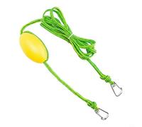 NINMORTH Rescue Tow Rope with Quick Connect Buckles, Floating PVC Line for Towing and Anchoring, for Essential Water Sports Safety Gear(12ft)