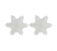 NINMORTH Snowboard Stomp Pads, Anti-Slip Snowflake Traction Mat, Plastic Cleats for Ice Ski (transparent)