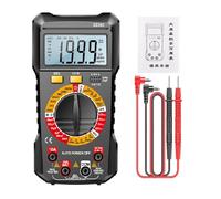 NINMORTH SZ305 Digital Multimeter with NCV Detection, 750V AC1000V DC Voltage Tester, Backlit Display, Data Hold & Transistor hFE Testing
