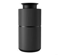 NINMORTH Waterless Car Essential Oil Diffuser, 20ml Metal Aromatherapy Atomizer for Auto Air Freshener, Quiet <30dB, Silver(Black)