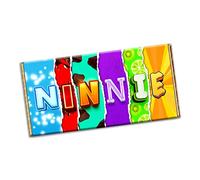 Ninnie Chocolate Bar Wrapper Novelty Gift present insults funny rude for Birthday valentines day New Year Christmas Xmas Thank you (#1337) (without chocolate bar)