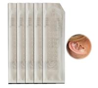 Ninnyi 100PCS Ear Seeds Acupuncture, Plated ACU Ear Massage Bean Auriculotherapy