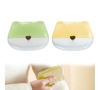 Ninnyi 2 PCS Reusable Lint Roller for Clothes, Washable Sticky Roller, Portable Gel Lint Roller