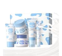 Ninnyi 5 PCS Milk Skincare for Kids Set, Deep Hydrating Moisturizer Sunscreen Teen Skin Care Set