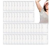 Ninnyi 50 PCS Armpit Sweat Pads, Disposable Self Adhesive Underarm Sweat Pads for Women Men(Individually Packaged)