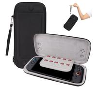 Ninnyi Slim Carry Case for Nintendo Switch 2 OLED Lite, Waterproof Hard Portable Travel Case with 10 Game Card Slots