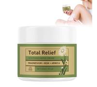 Ninnyi Total Relief Magnesium Cream, Fast Absorbing Natural Formula Body Cream for Restless Legs Hands Knee Joints