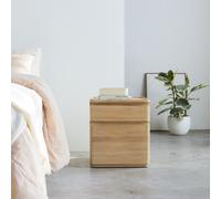 Nino - Bedside table in solid teak Natural