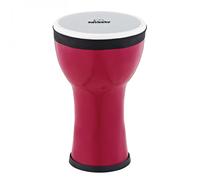 Nino Percussion Elements Mini Djembe - Small Musical Instrument for Children from 3 years - 6-inch Diameter - Plastic, Magenta (NINO-EMDJ-BG)