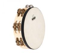 Nino by Meinl 8" Headed Wood Tambourine 2 rows