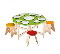 Nino by Meinl Classroom Hand Drum Rhythm Set With Stools 16 pcs