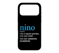 Nino Definition Noun Like A Grandpa Only Cooler Funny Case for iPhone 17 Pro Max