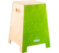 Nino Percussion Cajon Kids Instrument - Large Drum Box for Children from 3 Years - Musical Instrument - Playing Surface Baltic Birch, Green (NINO991GR)