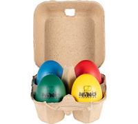 Nino Percussion Egg Shaker Assortment - 4 Rattle Eggs for Children from 3 Years - Gift Idea - Including Box - Plastic, Multicolored (NINOSET20)