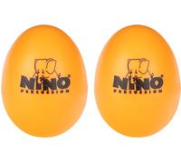 Nino Percussion Egg Shaker Pair - 2 Rattle Eggs for Children from 3 Years - Musical Instrument - Gift Idea - Plastic, Orange (NINO540OR-2)