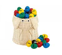 Nino Percussion Egg Shaker Set - 80-piece Rattle Eggs Set for Children from 3 Years - Musical Instrument - Plastic, Multicolored (VE80-NINO540)