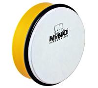 Nino Percussion Hand Drum Instrument - Medium Hand drum for Children from 3 Years - Diameter 8 inch (ca. 20 cm) - Plastic, Yellow (NINO45Y)