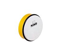 Nino Percussion Hand Drum Instrument - Small Hand drum for Children from 3 Years - Diameter 6 inch (ca. 15 cm) - Plastic, Yellow (NINO4Y)
