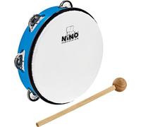 Nino Percussion Headed Tambourine, Blue (NINO51SB)