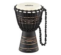 Nino Percussion Moon Rhythm Djembe - Medium-sized Musical Instrument for Children from 3 years - 7-inch Diameter - Mahogany, Natural (NINO-ADJ4-XS)