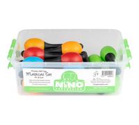 Nino Percussion NINOSET56 Molded ABS Egg Maraca Set