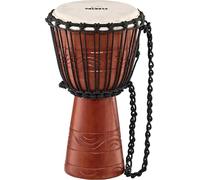 Nino Percussion Water Rhythm Djembe - Large Musical Instrument for Children from 4 years - 8-inch Diameter - Mahogany, Natural (NINO-ADJ2-S)