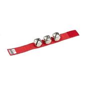Nino Percussion Wrist Bell Instrument - Musical Instrument for Children from 4 Years - With hook and loop fastener - Nylon, Red (NINO961R)