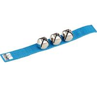 Nino Percussion Wrist Bell Instrument - Musical Instrument for Children from 4 Years - With hook and loop fastener - Nylon, Blue (NINO961B)