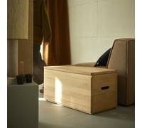 Nino - Solid teak storage trunk Natural