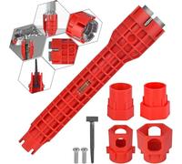 Ninoclar 14-in-1 Multi-Functional Wrench for Toilet, Sink, Bathroom, Kitchen Plumbing Installation and Repairs