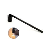 Ninoclar Candle Snuffer,Stainless Steel Candle Extinguisher Wick Snuffer Accessory with Long Handle,Candle Snuff Snuffers for Most Candles, Black (BLACK)