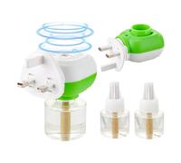 Ninoclar Mosquito Killer - Odour- Insect Repellent Unit -2 Bottles Kills Mosquitoes, Midges, & Biting Insects on Contact