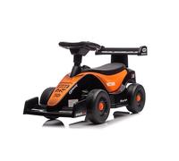 NINODOVAE Ride On Car NO POWER, with horn music, storage, Toddler Walker Foot To Floor Slider racing car design age for 18-36 months (Orange)
