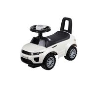 NINODOVAE Ride on car with horn, storage under seat, NO POWER, Foot To Floor Slider Toddler age for 1-3 Years (White)