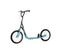NINODOVAE Scooter for kids age 5+, Teens Kick Scooter withΦ16" big wheel scooter, Adjustable Handlebar, dual brakes weight capacity 100kg (Light Sea Green)