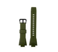 NINOMA 14mm Quick Release Special Waterproof Silicone Watch Strap Compatible With Casio GST-B400 Sports Rubber Resin Watch Accessories(Green-black)