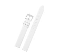 NINOMA Calfskin Strap Compatible With Swarovski Watch Crystalline Oval Dial Plate 5158517/5158544 /5158972 12mm/14mm Women's Bracelet Pink/Grey/Bl(White SK,14mm)